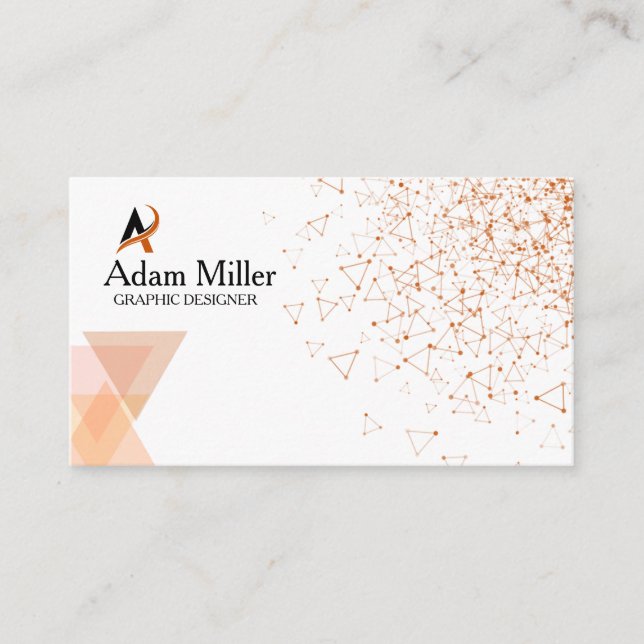Custom QR Code | Modern Minimalist Professional  Business Card (Front)