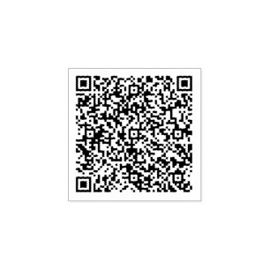 Custom QR Code Personalized Rubber Stamp