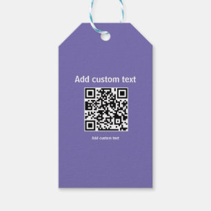 custom QR code personalized website  Gift Tags
