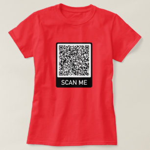 Custom QR Code Personalized Your T-Shirt Gift