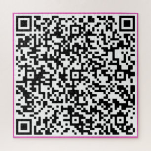 Custom QR Code Puzzle Your Surprise Message Gift