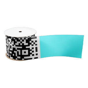 Custom QR Code Ribbon Design Your Own Satin Ribbon