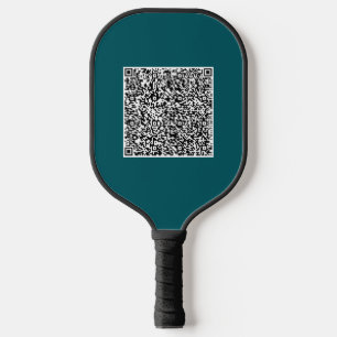 Custom QR Code Scan Info Colours Pickleball Paddle