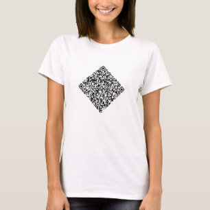 Custom QR Code Scan Info Personalized T-Shirt