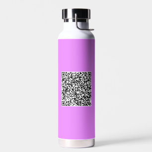 Custom QR Code Scan Info Your Colours Water Bottle