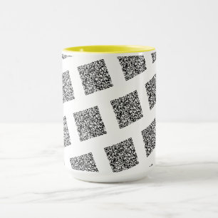 Custom QR Code Scan Info Your Funny Mug Gift