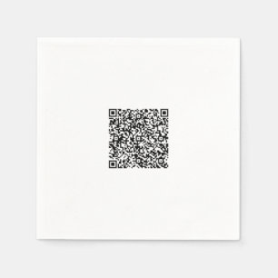 Custom QR Code Scan Info Your Personalized Napkins