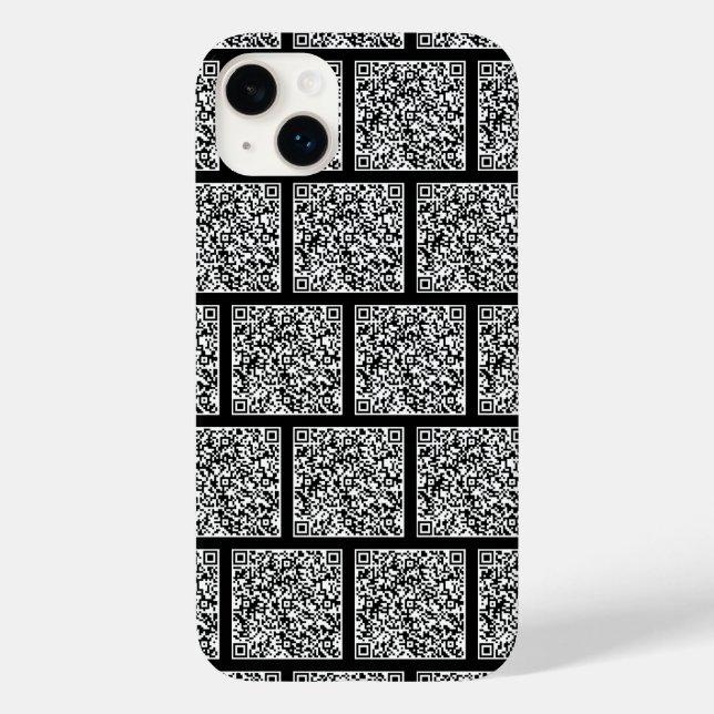Custom QR Code Scan Your Colours Personalized Case-Mate iPhone Case (Back)