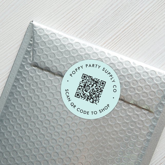 Custom QR Code Shop Sticker (Creator Uploaded)