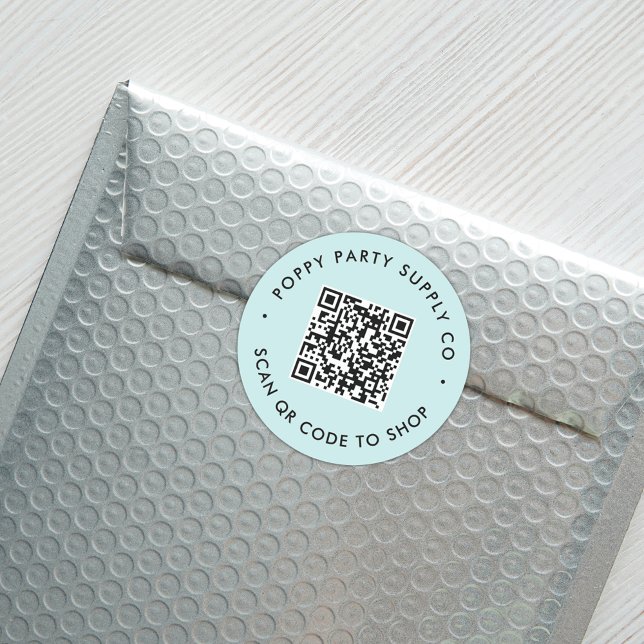 Custom QR Code Shop Sticker (Creator Uploaded)