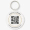 Custom QR Code Text Modern Black White Business