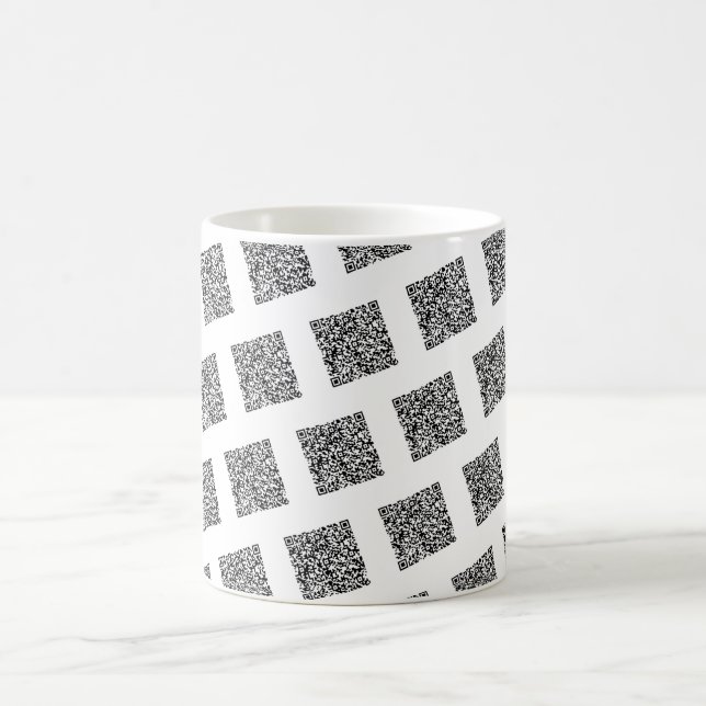 Custom QR Code Your Funny Mug Gift Choose Colours (Center)