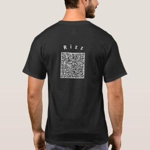 Custom QR Code Your Own Design Rizz T-Shirt
