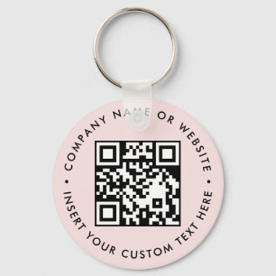 Custom QR Marketing Contact Share Business Design Keychain