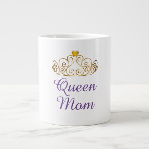 Custom Queen Mom Large Coffee Mug