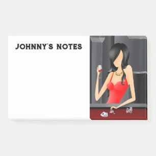 Custom Queen of the game - LasVegas Casino  Post-it Notes