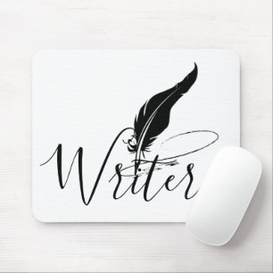 Custom quill pen  mouse pad