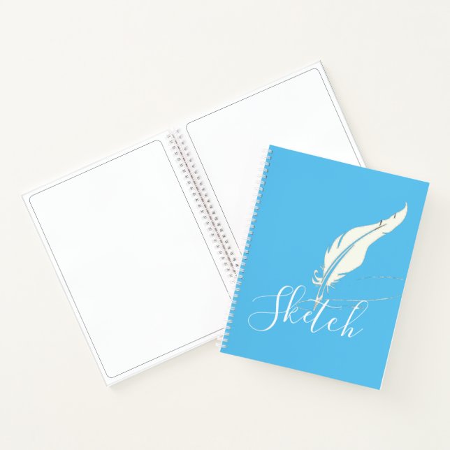 Custom quill pen  notebook (Inside)