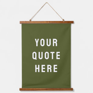 Custom Quote Banner Personalized Your Quote Wall Hanging Tapestry