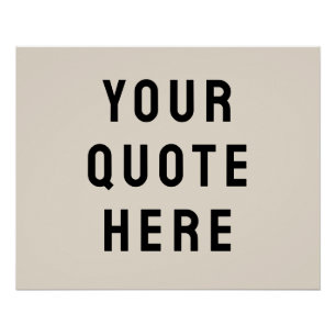 Custom Quote Banner Personalized Your Quote Wall Poster