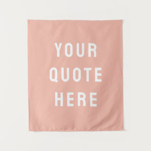 Custom Quote Banner Personalized Your Quote Wall Tapestry