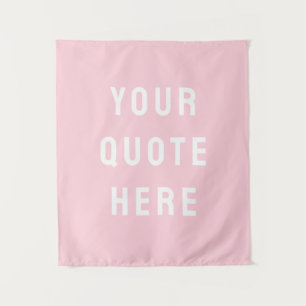 Custom Quote Banner Personalized Your Quote Wall Tapestry