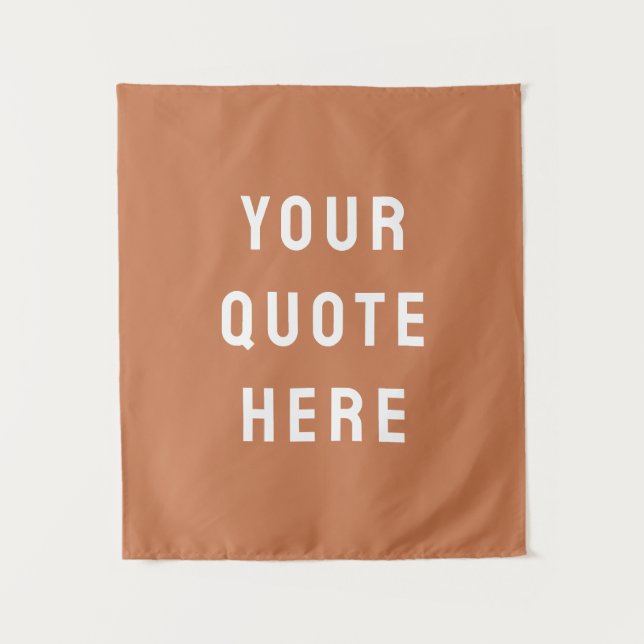 Custom Quote Banner Personalized Your Wall Nursery Tapestry (Front)