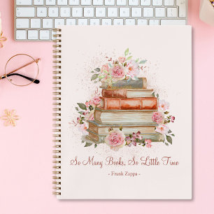 Custom Quote Books and Vintage Pink Roses