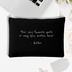 Custom quote - create your own minimalist accessory pouch