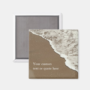 Custom Quote / Personalized beach sand Magnet