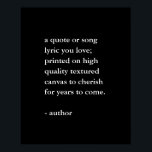 Custom Quote Print<br><div class="desc">Custom quote print available in a variety of fine art papers or as a printable download.</div>