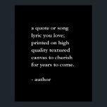 Custom Quote Print<br><div class="desc">Custom quote print available in a variety of fine art papers or as a printable download.</div>