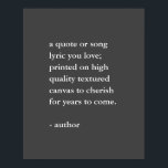 Custom Quote Print<br><div class="desc">Custom quote print available in a variety of fine art papers or as a printable download.</div>