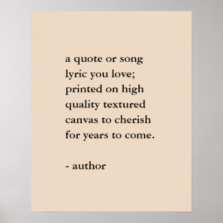 Custom Quote Print 