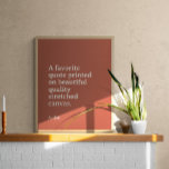 Custom Quote Print, Custom Text Print<br><div class="desc">Custom quote print with colour background. Personalize the quote,  lyric,  bible verse or other saying. Change the font and text to your create a one of a kind gift that will touch the heart.</div>
