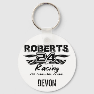 Custom Racing Keychain
