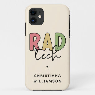 Custom Rad Tech Radiologic Technologist Radiology iPhone 11 Case