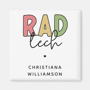 Custom Rad Tech Radiologic Technologist Radiology Magnet
