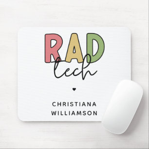 Custom Rad Tech Radiologic Technologist Radiology Mouse Pad