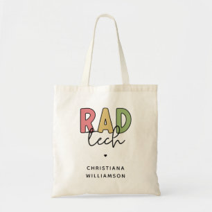 Custom Rad Tech Radiologic Technologist Radiology Tote Bag