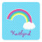 Custom Rainbow and Cloud Book Labels