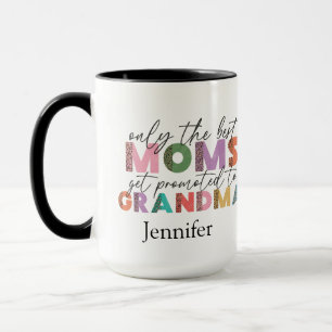 Custom Rainbow Colors New Grandma Mug