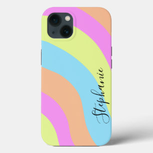 Custom Rainbow on Patel Colour Palette  iPhone 13 Case