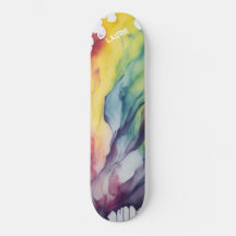 Custom Rainbow watercolor