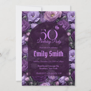 Custom Ranunculus Aesthetic 15Th Birthday Party Invitation