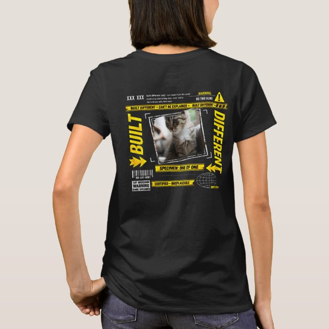 Custom Rare Specimen Cat Lover Gift T-Shirt (Back)