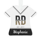 Custom RD Registered Dietician Leopard Print 