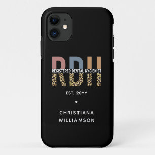 Custom RDH Registered Dental Hygienist Gifts iPhone 11 Case