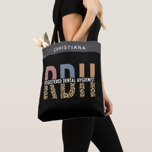 Custom RDH Registered Dental Hygienist Gifts Tote Bag
