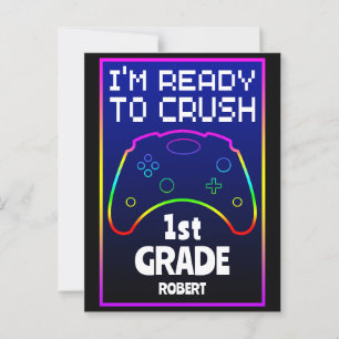 Custom Ready To Crush Back To School  Postcard